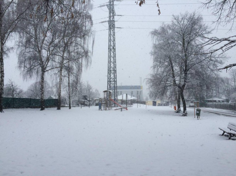 Jaro se blíží, ale zima ještě ukazuje svou sílu. Auto: Dominik Svoboda