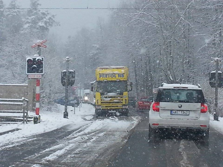 Objízdná trasa Kamenný Újezd