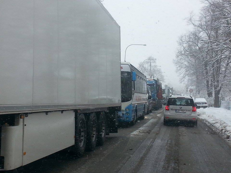 Objízdná trasa Kamenný Újezd