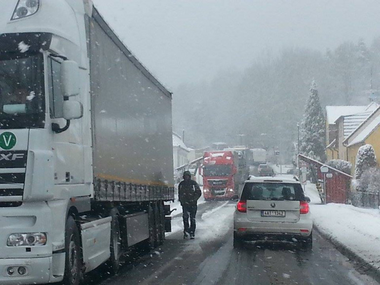 Objízdná trasa Kamenný Újezd