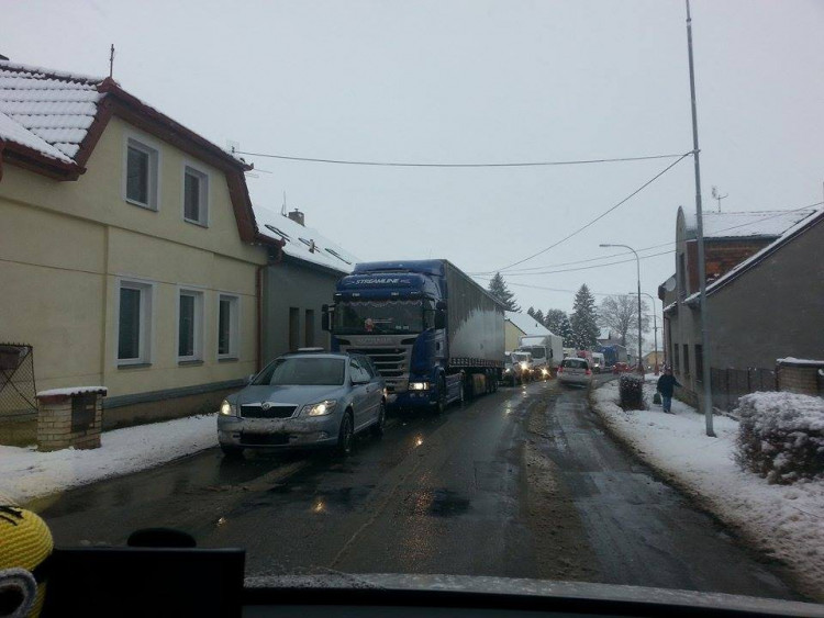 Objízdná trasa Kamenný Újezd