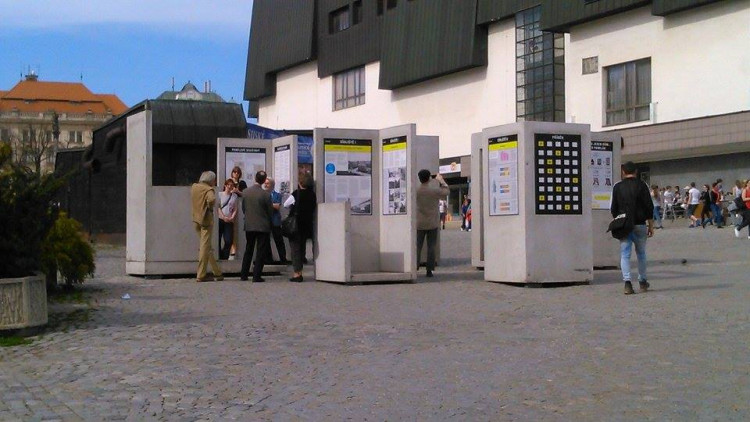 Výstava o panelových domech v Jihlavě