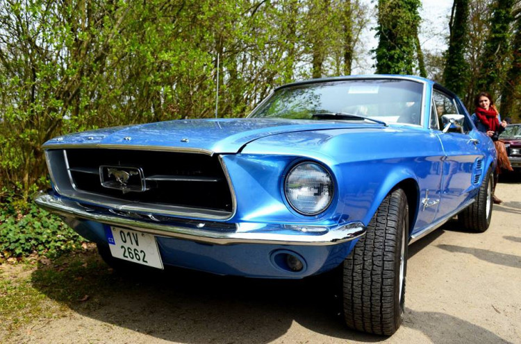 Setkání amerických automobilových veteránů na Sychrově