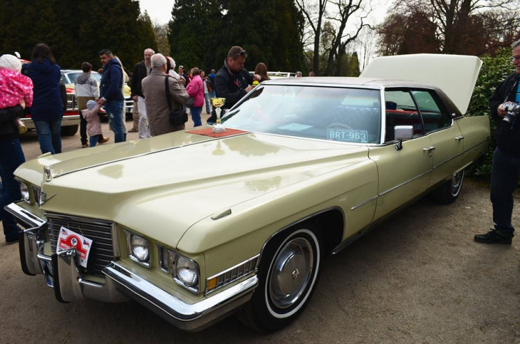 Setkání amerických automobilových veteránů na Sychrově