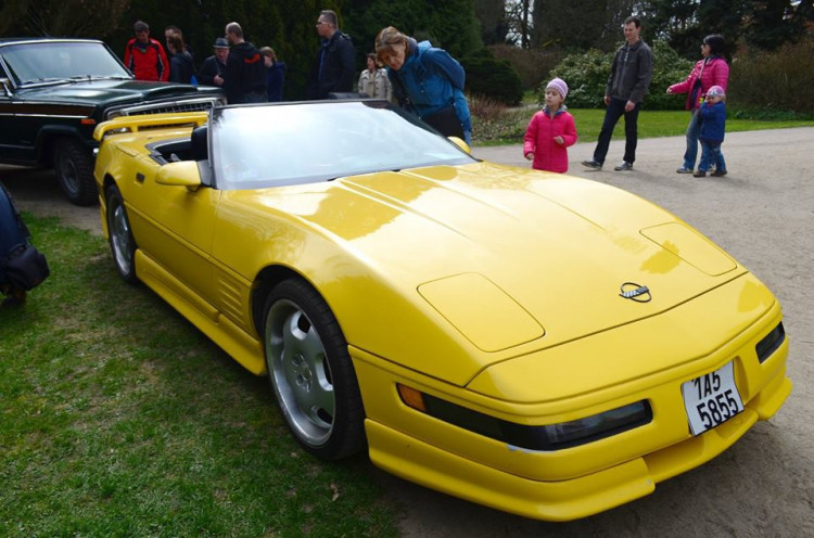 Setkání amerických automobilových veteránů na Sychrově