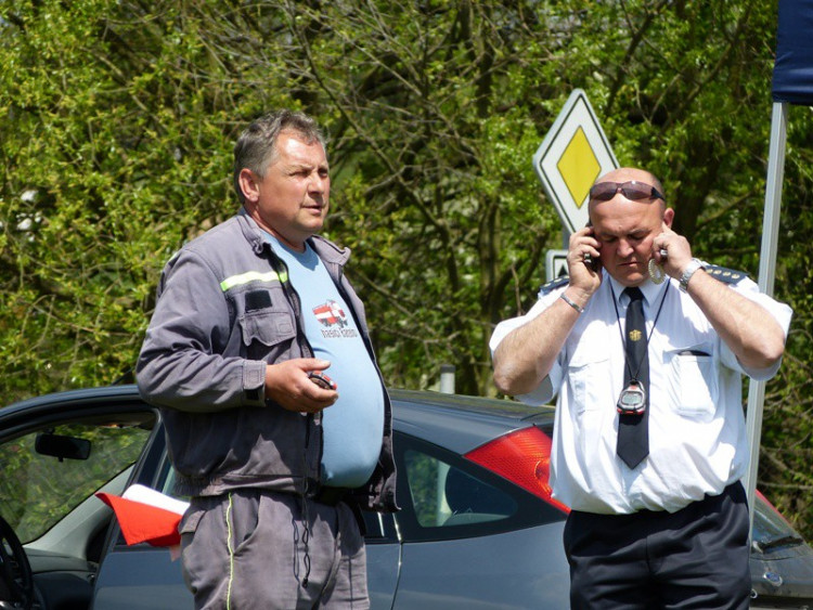 Dobrovolní hasiči - okrsková soutěž v Batelově, 7.5.2016