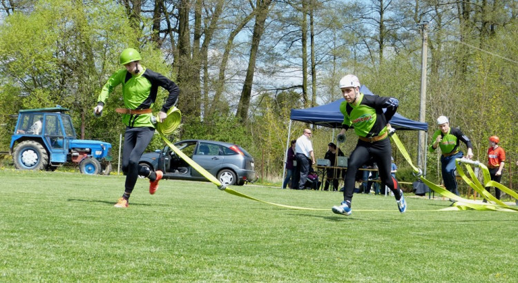 Dobrovolní hasiči - okrsková soutěž v Batelově, 7.5.2016