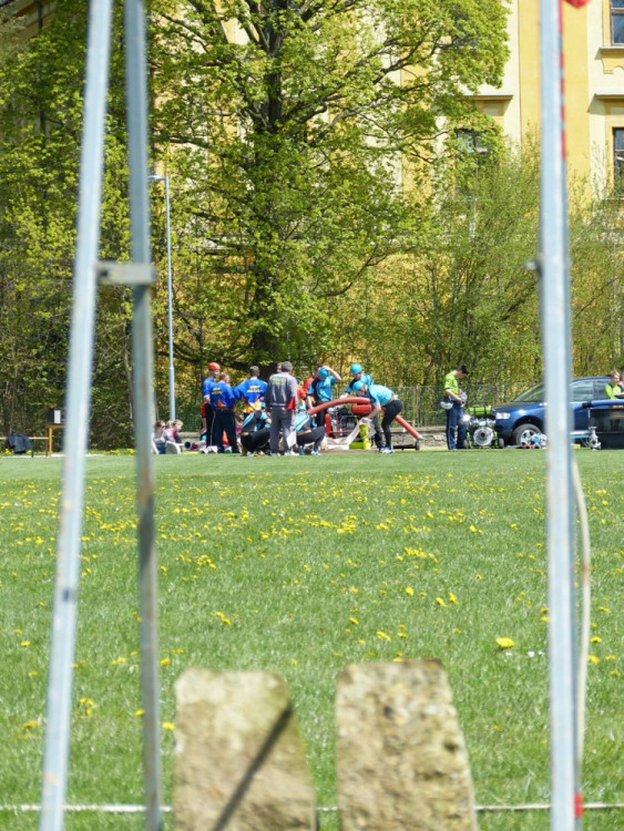 Dobrovolní hasiči - okrsková soutěž v Batelově, 7.5.2016