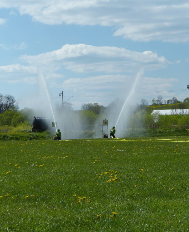 Dobrovolní hasiči - okrsková soutěž v Batelově, 7.5.2016