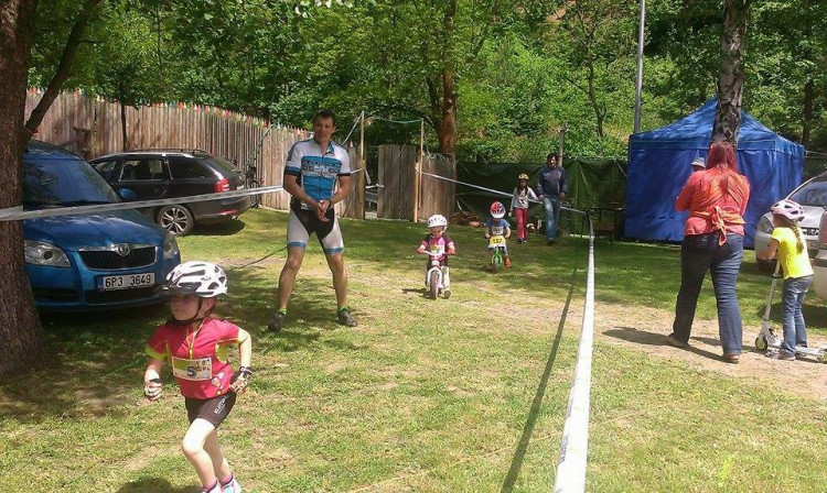 Doprovodný závod dětí na Heulose