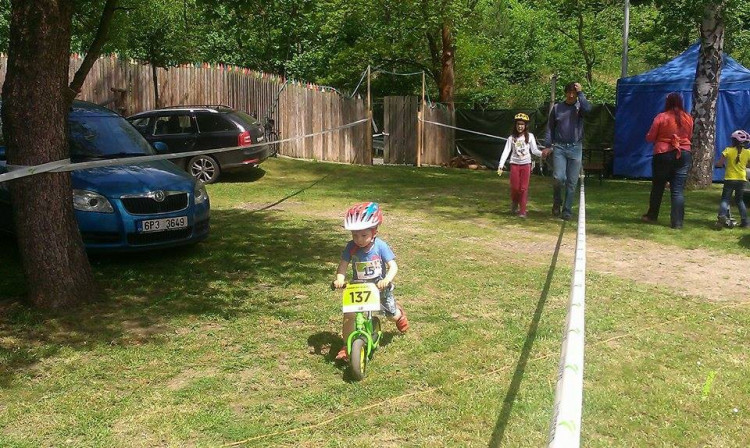 Doprovodný závod dětí na Heulose