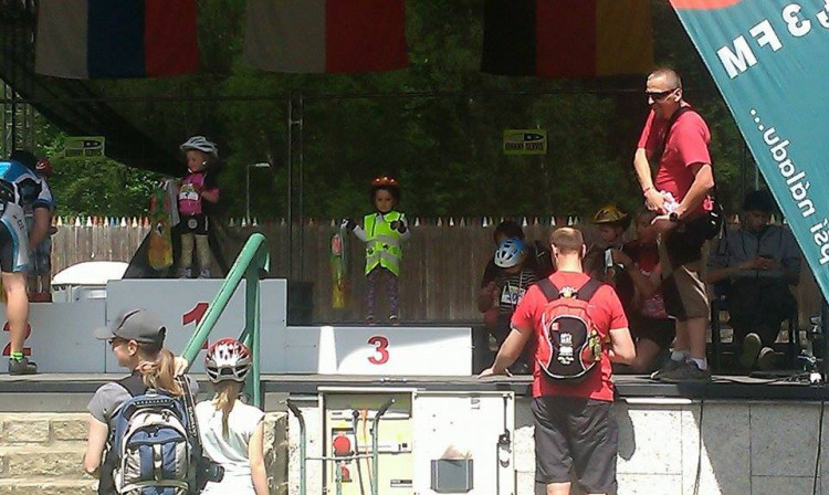 Doprovodný závod dětí na Heulose