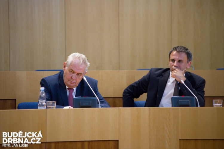 Prezident Miloš Zeman na návštěvě Jihočeského kraje 2016