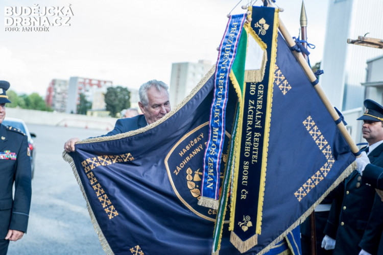 Prezident Miloš Zeman na návštěvě Jihočeského kraje 2016