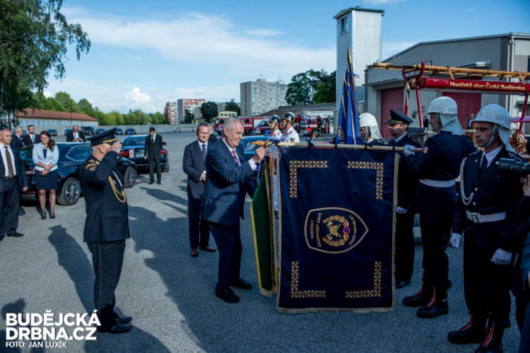 Prezident Miloš Zeman na návštěvě Jihočeského kraje 2016
