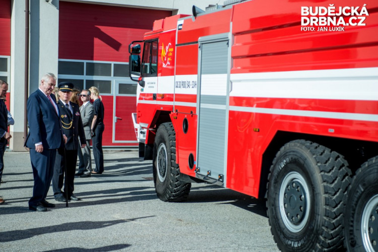 Prezident Miloš Zeman na návštěvě Jihočeského kraje 2016