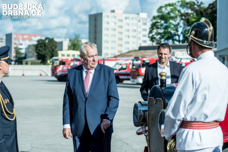 Prezident Miloš Zeman na návštěvě Jihočeského kraje 2016