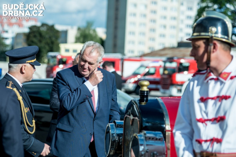 Prezident Miloš Zeman na návštěvě Jihočeského kraje 2016