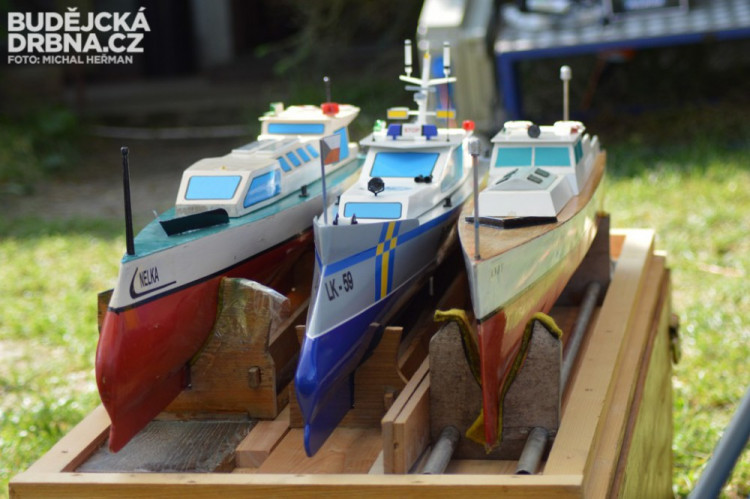 Mistrovství lodních modelářů v Borovanech