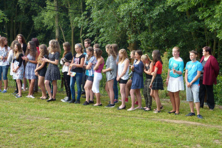 Předávání vysvědčení a ocenění žáků v Dolní Cerekvi 