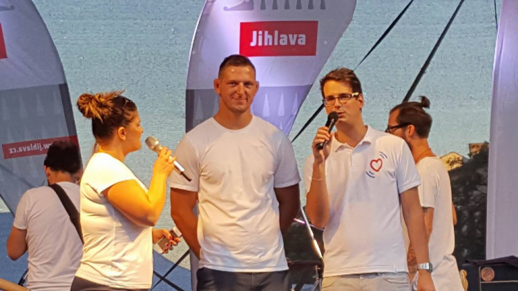 Slavnostní přivítání Lukáše Krpálka v Jihlavě