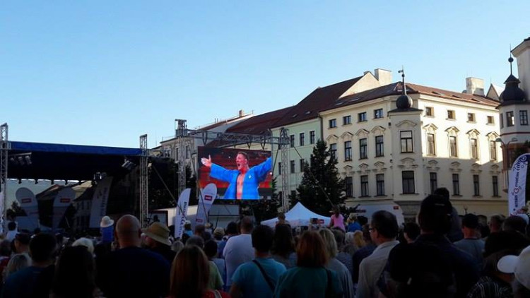 Slavnostní přivítání Lukáše Krpálka v Jihlavě