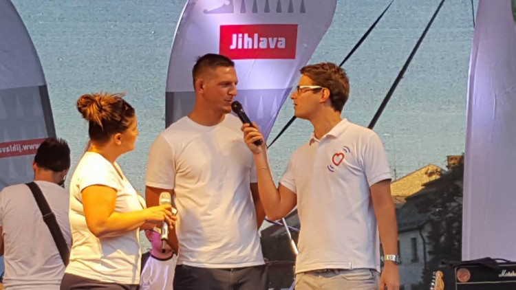 Slavnostní přivítání Lukáše Krpálka v Jihlavě