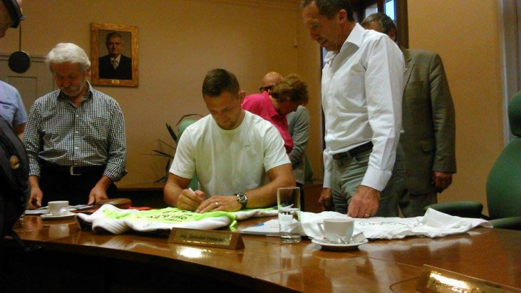 Slavnostní přivítání Lukáše Krpálka v Jihlavě