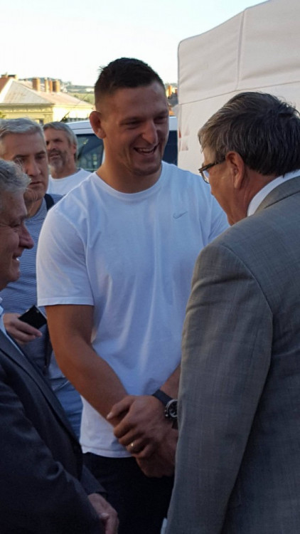 Slavnostní přivítání Lukáše Krpálka v Jihlavě