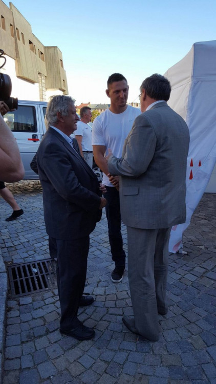 Slavnostní přivítání Lukáše Krpálka v Jihlavě