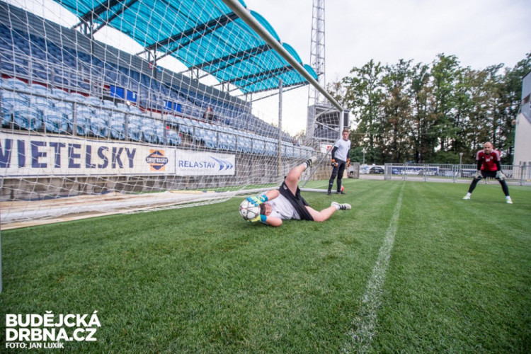 Trénink s A-týmem Dynama