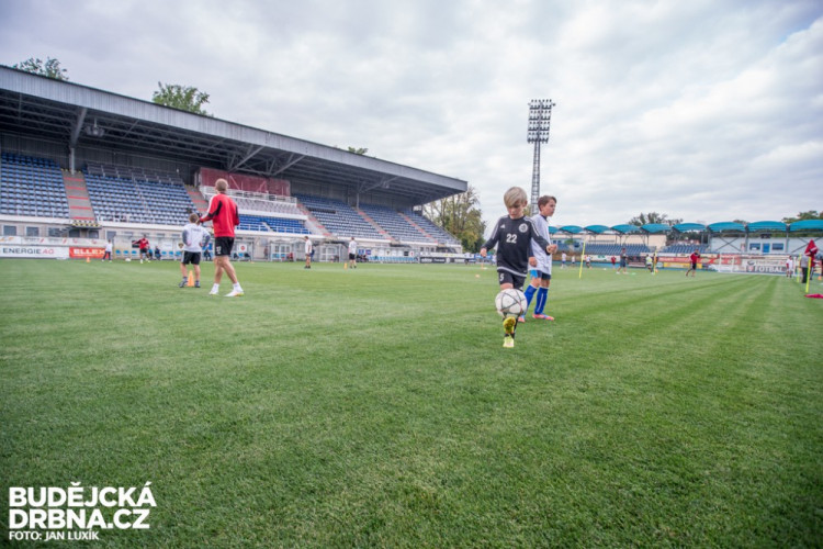 Trénink s A-týmem Dynama