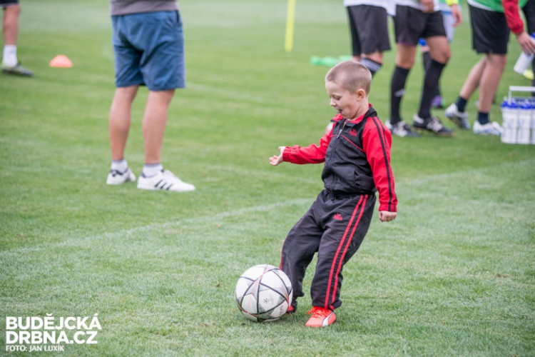 Trénink s A-týmem Dynama