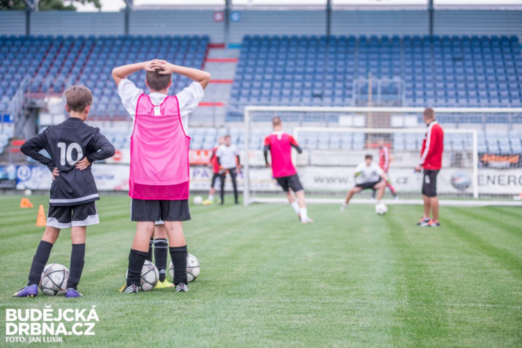 Trénink s A-týmem Dynama