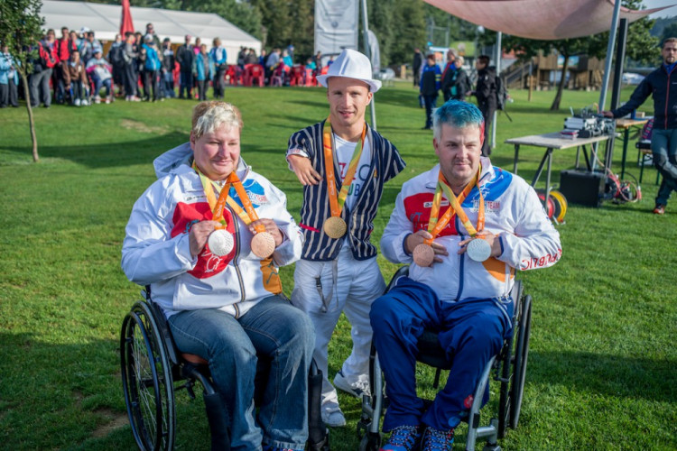 Sportovně-relaxační areál hostil paralympioniky