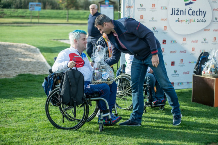 Sportovně-relaxační areál hostil paralympioniky