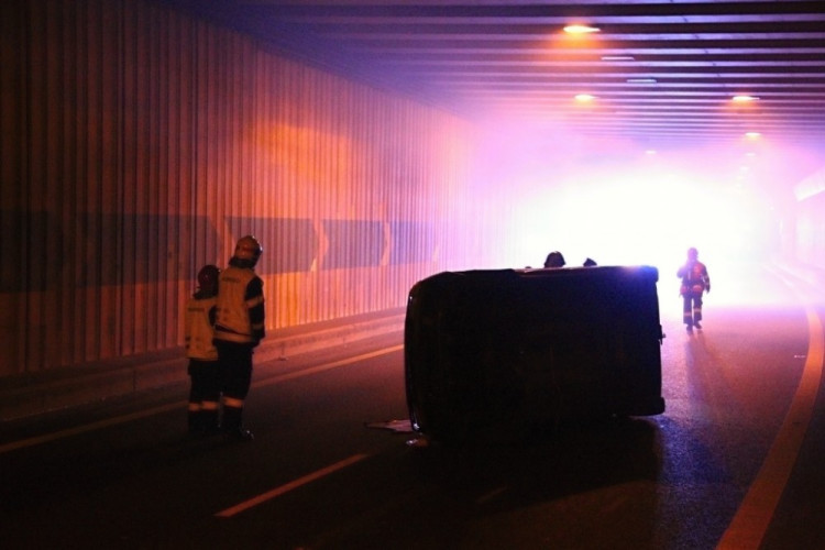 Cvičení v libereckém tunelu