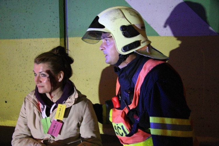 Cvičení v libereckém tunelu