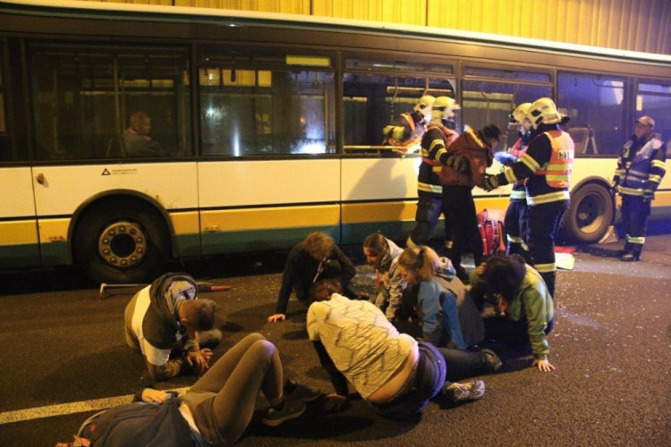 Cvičení v libereckém tunelu