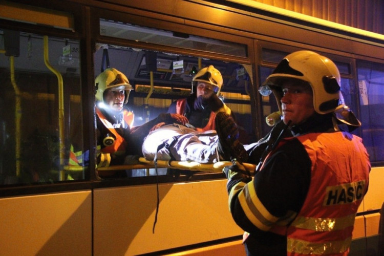 Cvičení v libereckém tunelu