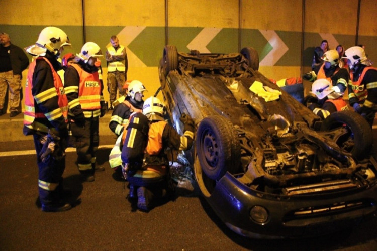 Cvičení v libereckém tunelu