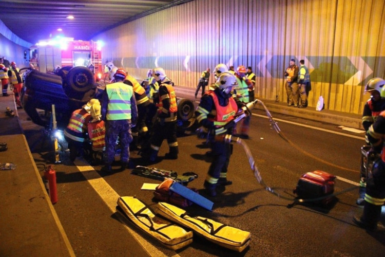 Cvičení v libereckém tunelu