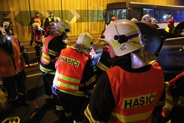 Cvičení v libereckém tunelu