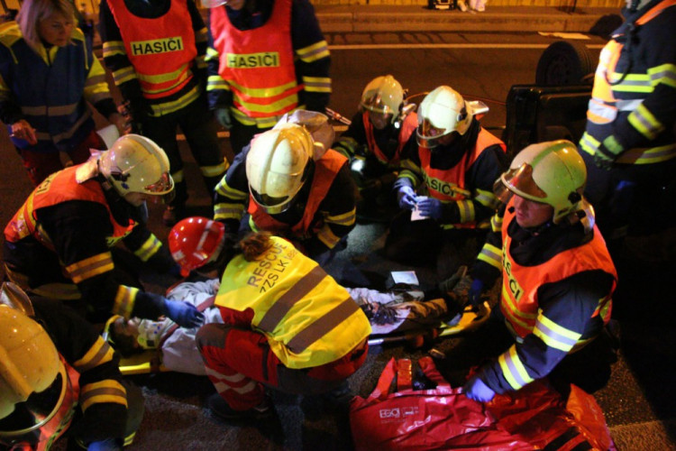 Cvičení v libereckém tunelu