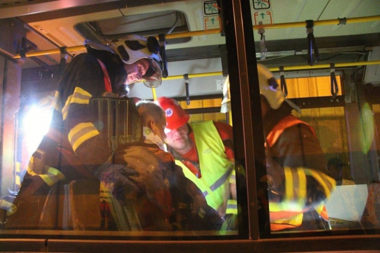 Cvičení v libereckém tunelu