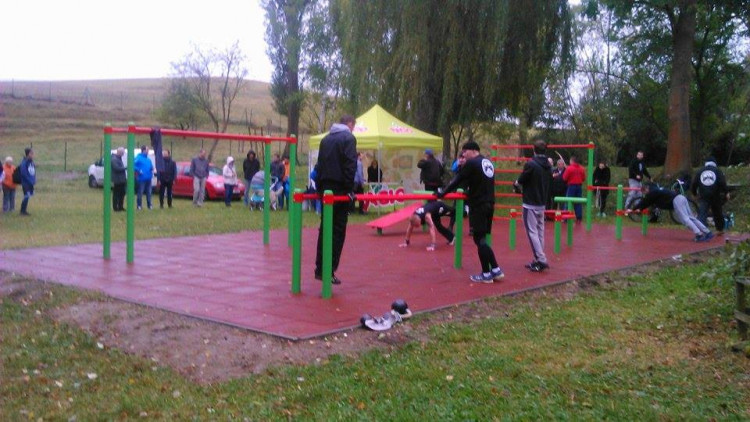 Otevření workout hřiště na Skalce