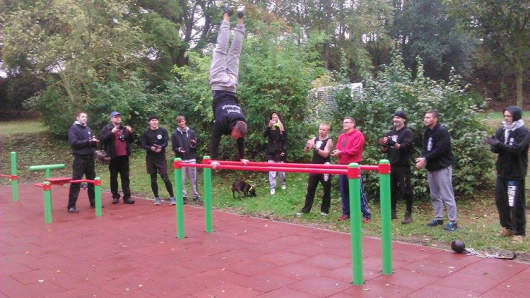 Otevření workout hřiště na Skalce