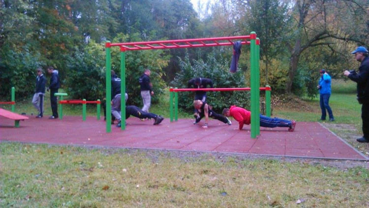 Otevření workout hřiště na Skalce