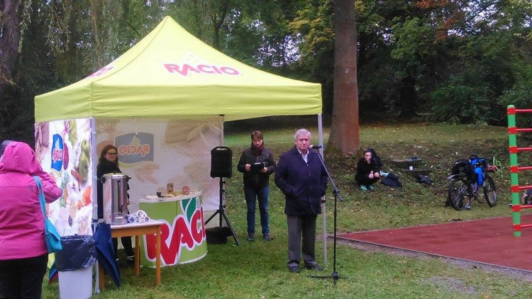 Otevření workout hřiště na Skalce