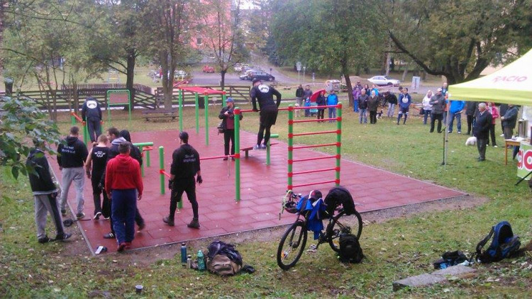 Otevření workout hřiště na Skalce